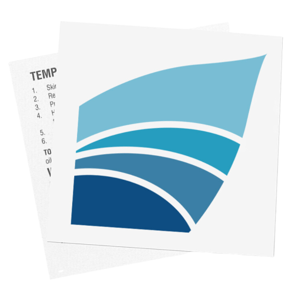 Large Amberwell Temporary Tattoos - 2x2"