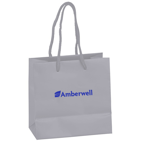 Small Matte Eurotote Silver - 6.5x6.5"