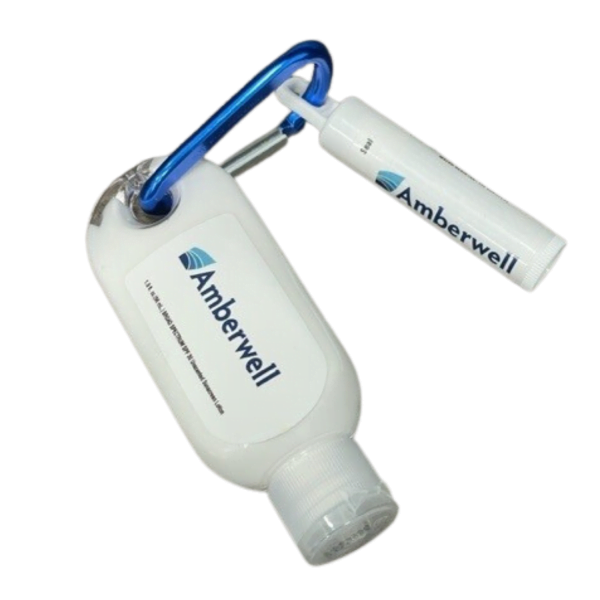 Lip Balm & Sunscreen Combo Keychain