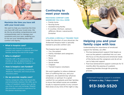 Hospice Brochure - Image 2