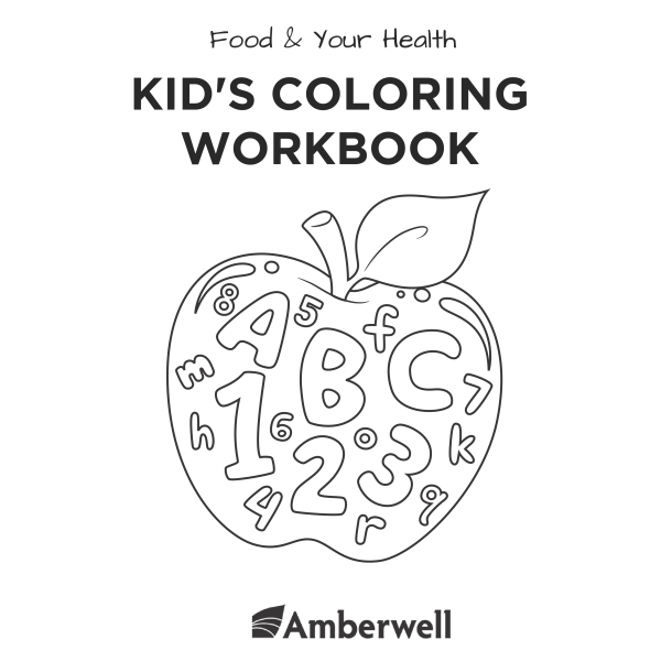 Food and Health Coloring Book