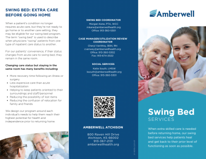 Swing Bed  Brochure - Amberwell Atchison