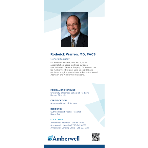 Dr. Warren Rack Card