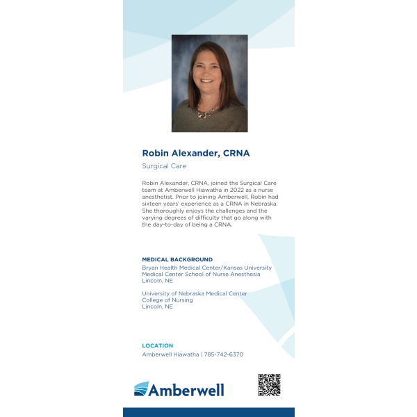 Robin Alexandar Rack Card