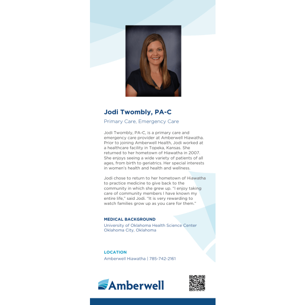 Jodi Twombly Rack Card