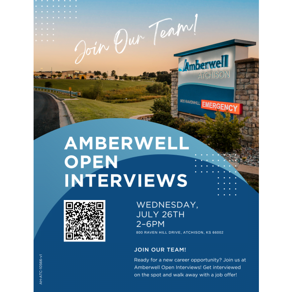 Amberwell Open Interviews Flyer