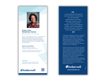 Arlene Long Rack Card