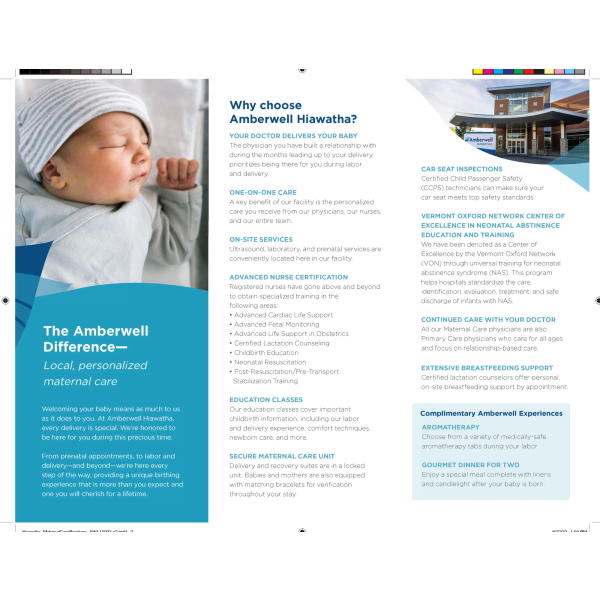 Hiawatha Maternal Care Brochure - Image 2