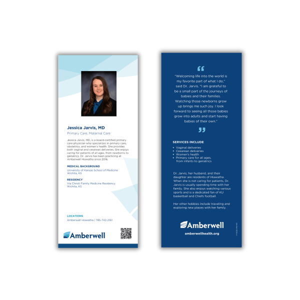 Dr. Jessica Jarvis Rack Card