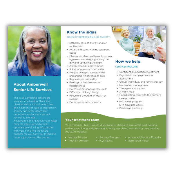 Senior Life Services Outpatient Brochure - Image 2