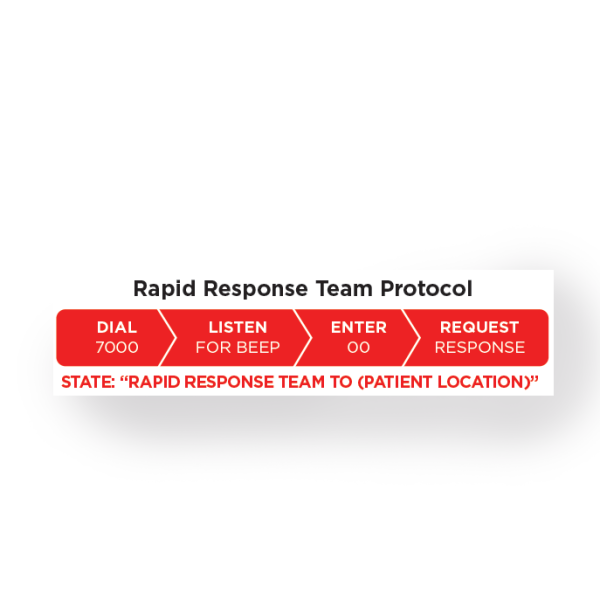 Rapid Response Sticker for Badges