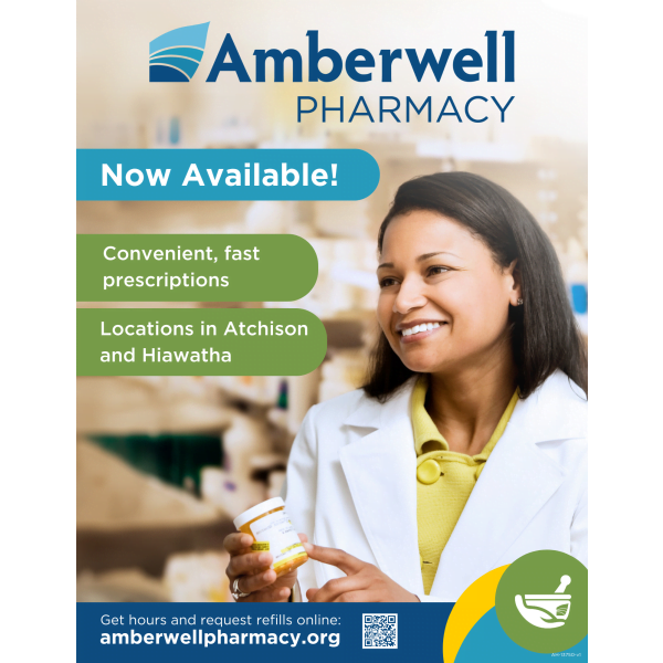 Amberwell Pharmacy  Poster– Atchison/Hiawatha