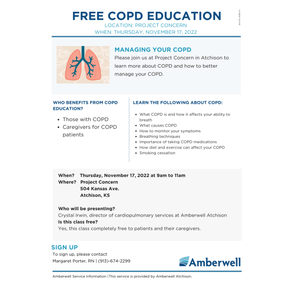 Free COPD Education Flyer
