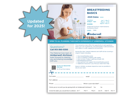Atchison Breastfeeding Basics Class Flyer