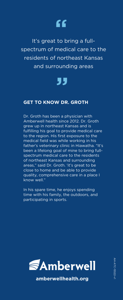 McGarrett Groth, DO Rack Card - Image 2
