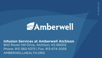 Infusion Services Appointment Card - Image 2
