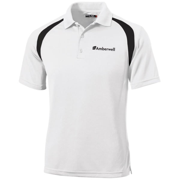 T476 Moisture-Wicking Tag-Free Golf Shirt - White