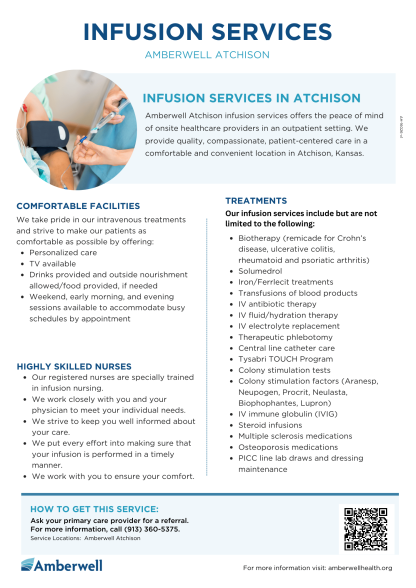 Infusion Services Flyer