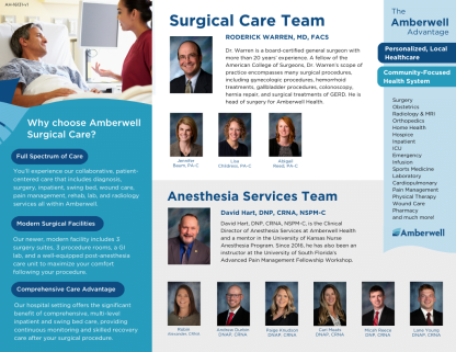 Amberwell Surgical Care Brochure - Image 2