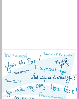 Thank You Card (Light)