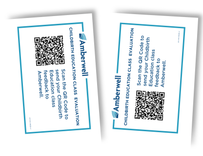 Childbirth Education Class Evaluation QR code handout - Image 3