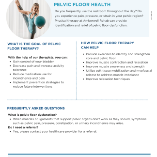 Pelvic Floor Therapy Flyer