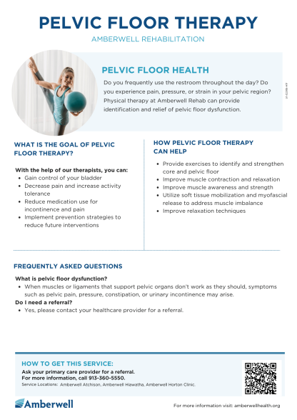 Pelvic Floor Therapy Flyer