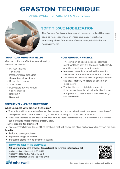 Graston Technique Therapy Flyer