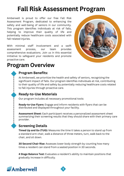Fall Risk Screening Program Overview