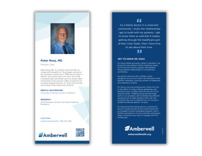 Dr. Peter Rosa Rack Card