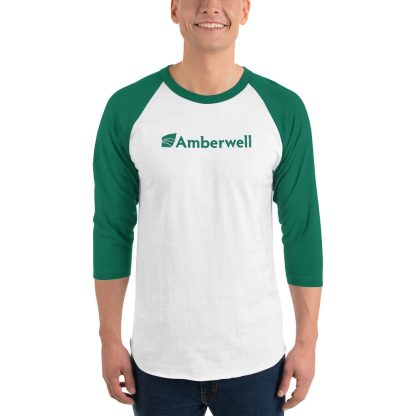 Kelly Green 3/4 sleeve raglan shirt