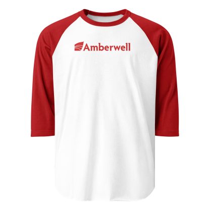Red 3/4 sleeve raglan shirt - Image 2