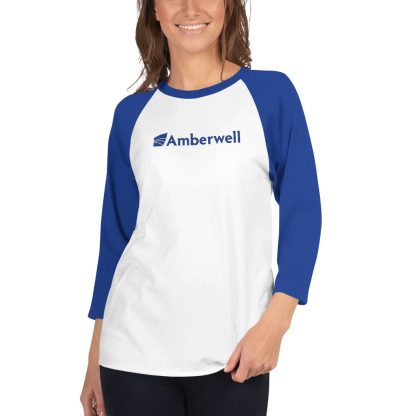 Royal Blue 3/4 sleeve raglan shirt