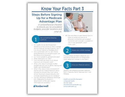 Steps Before Signing Up Handout