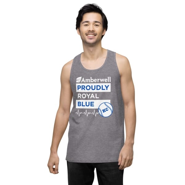 "Amberwell Proudly Royal Blue" Men’s premium tank top - 2 Colors
