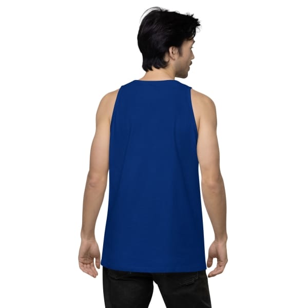 "Amberwell Proudly Royal Blue" Men’s premium tank top - 2 Colors - Image 6