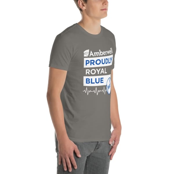 "Amberwell Proudly Royal Blue" Short-Sleeve Unisex T-Shirt - 4 colors - Image 17