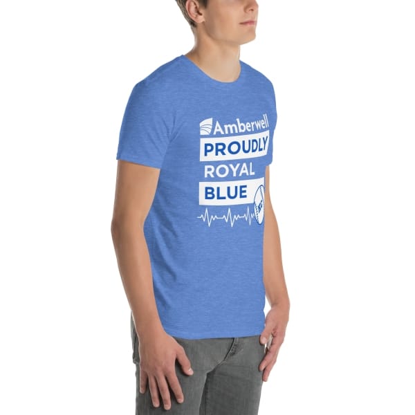 "Amberwell Proudly Royal Blue" Short-Sleeve Unisex T-Shirt - 4 colors - Image 23