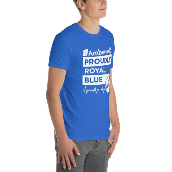 "Amberwell Proudly Royal Blue" Short-Sleeve Unisex T-Shirt - 4 colors - Image 5