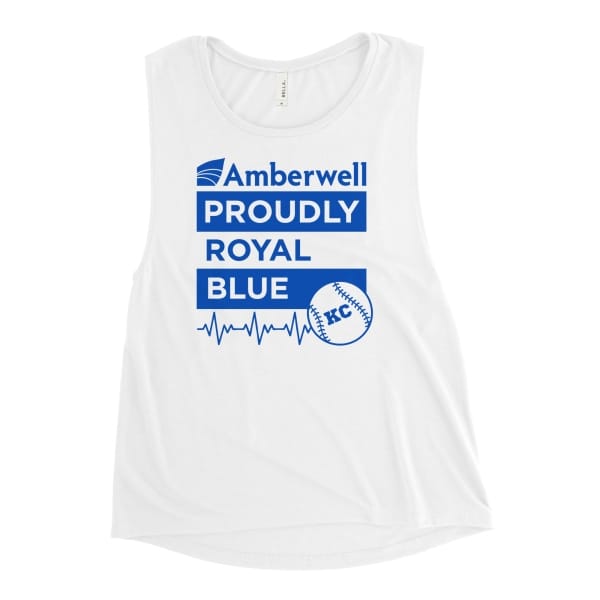 "Amberwell Proudly Royal Blue" Ladies’ Muscle Tank - 2 colors - Image 2