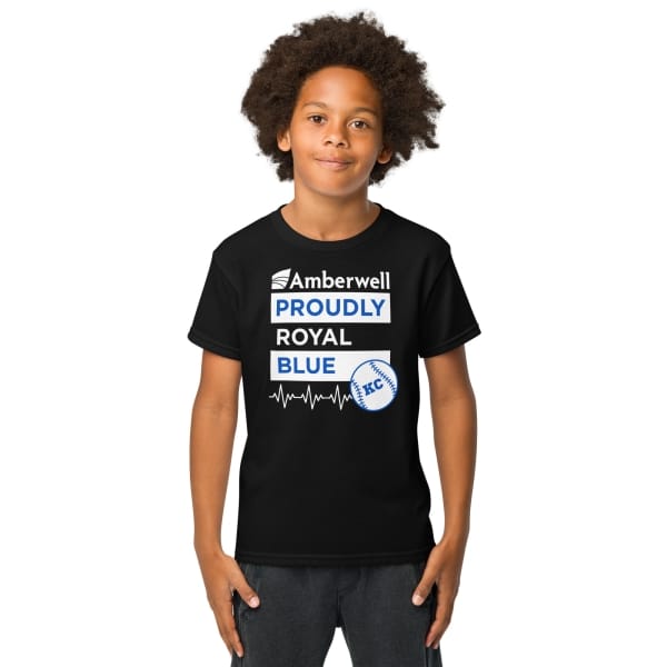 "Amberwell Proudly Royal Blue" - Youth t-shirt - 3 colors - Image 2