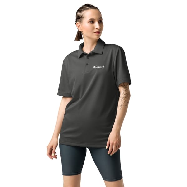 adidas space-dyed polo - Mission on back