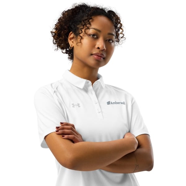 White - Under Armour® women’s polo - Embroidery - Image 2